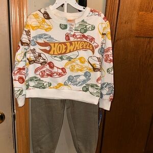 Hot Wheels Kids' Sweatshirt and Pants Set